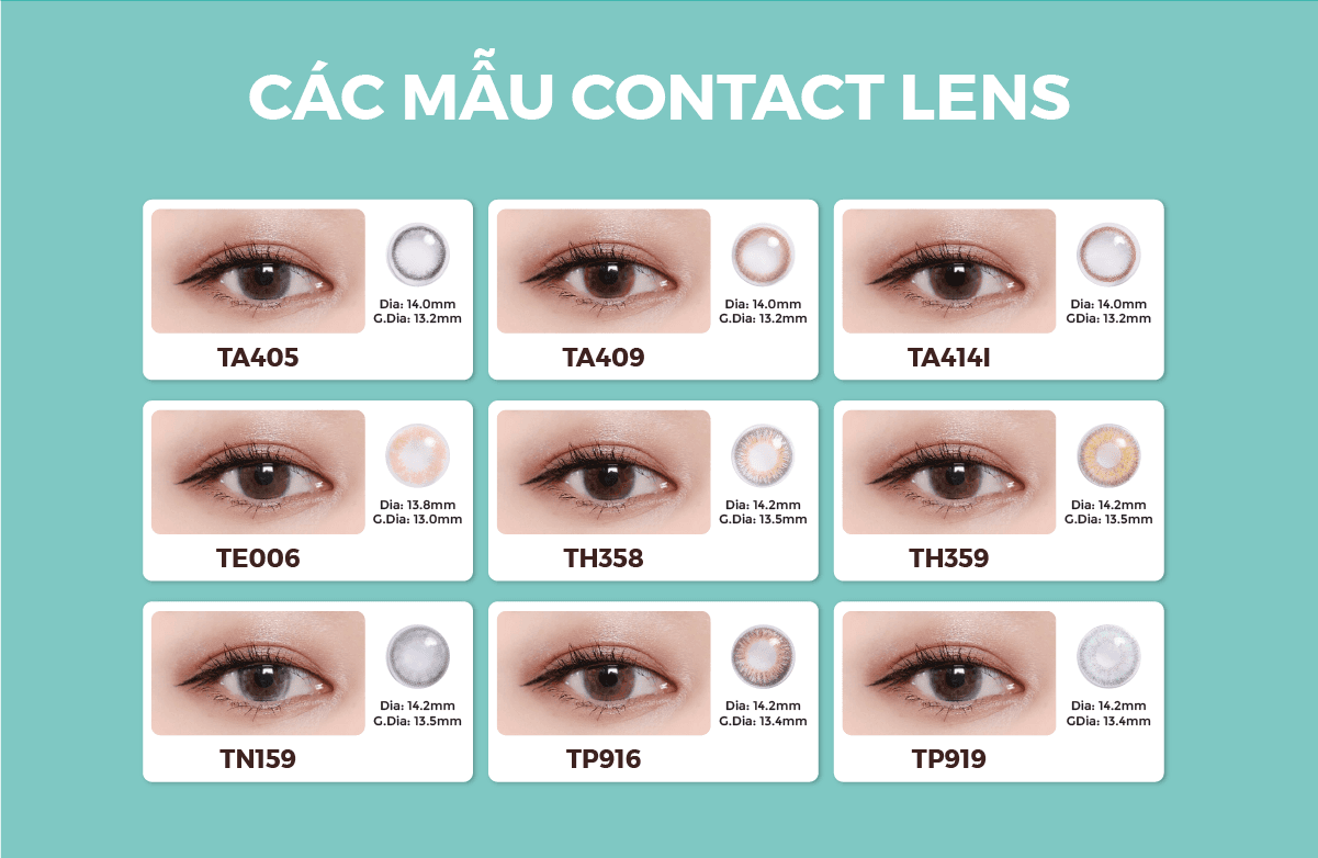 Giới thiệu về kính áp tròng Tinteye