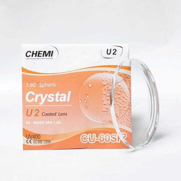 Tròng kính Hàn Quốc Chemi U2 chiết suất 1.60