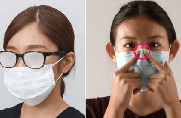 Làm sao để đeo khẩu trang không bị mờ kính