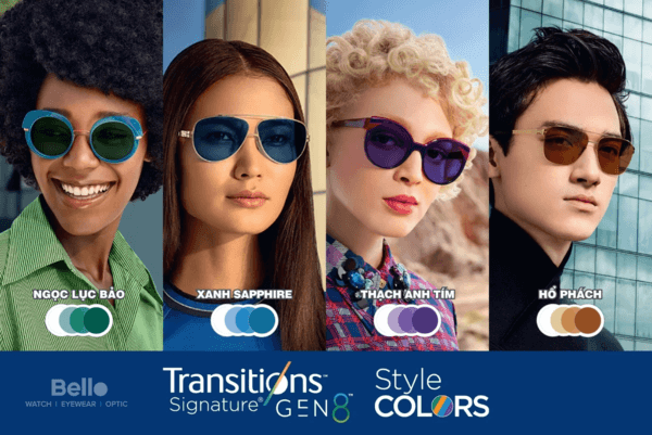 Tròng kính đổi màu Essilor