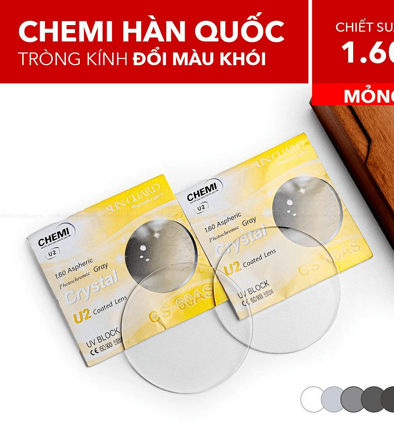 Tròng kính U2 của hãng Chemi