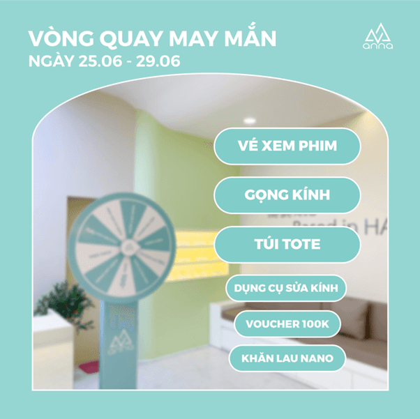 Kính mắt Anna có bao nhiêu cơ sở mà được ưa chuộng?