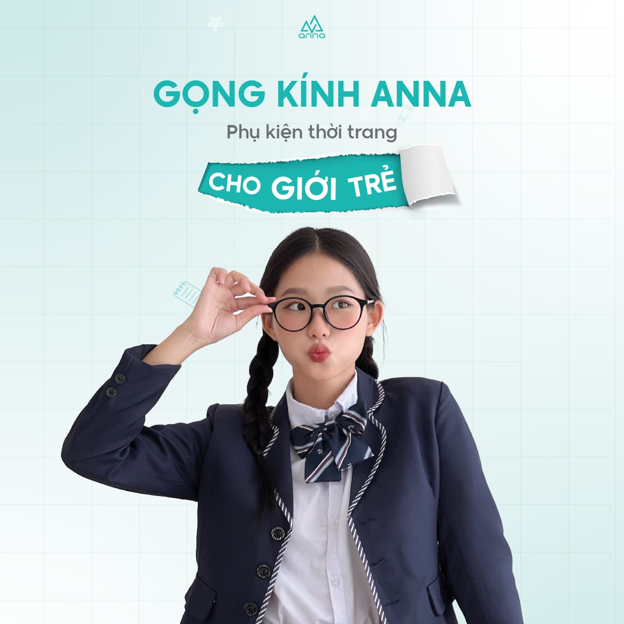 Gọng Kính Anna – Phụ Kiện Thời Trang Cho Giới Trẻ