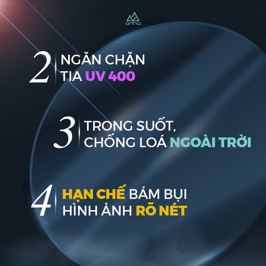 Bạn có thể chọn loại tròng kính có tính năng theo nhu cầu sử dụng