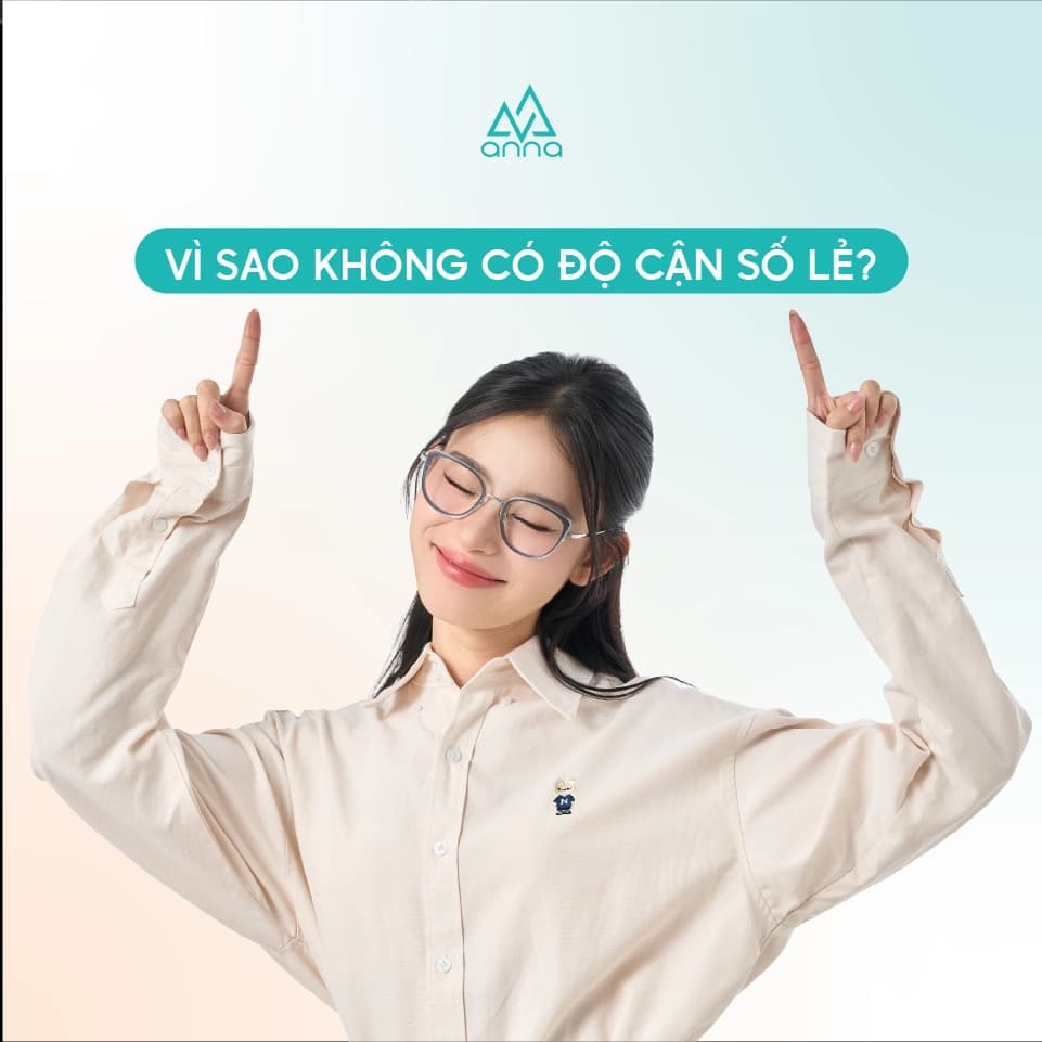 Vì sao không có độ cận số lẻ?